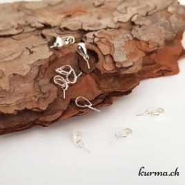 Bélière goupille 3.5x0.6mm - Argent 925 - N°9495 • beliere goupille 3.5x0.6mm argent 925 9495 1 bélière goupille