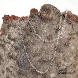 Chaine Forçat en argent 925 - 38cm rhodié • chaine forcat argent 925 rhodie 9477 1 Chaine Forçat en argent 925 – 38cm rhodié