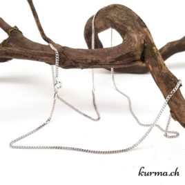 Chaine Gourmette en argent 925 - 70cm rhodié • chaine gourmette argent 925 rhodie 9469 1 Chaine Gourmette en argent 925 – 70cm rhodié