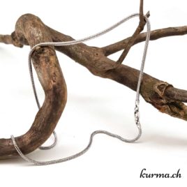 Chaine Serpent rond en argent 925 - 42cm rhodié • collier serpent argent925 rhodie 9475 2 Chaine Serpent rond en argent 925 – 42cm rhodié
