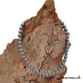 Bracelet Hématite mate 4-4.5mm - N°9420 • hematite mate bracelet 4 4.5mm 9420 2 Bracelet Hématite mate 4mm