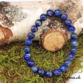 Bracelet Lapis-lazuli 8.5mm - N°9423 • lapis lazuli bracelet 8 8.5mm 9423 2 Bracelet femme Lapis-lazuli 8mm