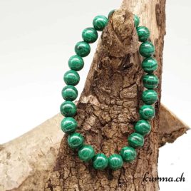 Bracelet Malachite AA 8.5mm - N°9429 • malachite bracelet 8 8.5mm 9429 1 Bracelet Malachite AA 8mm