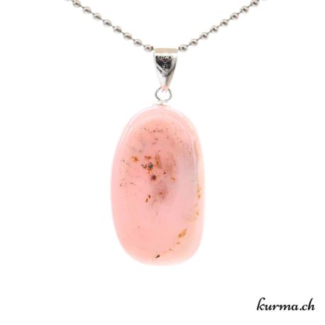 Pendentif Opale Rose avec boucle en argent - N°11708.2-3 disponible dans la boutique en ligne. Kûrma ton magasin de pierres semi-précieuses en Suisse