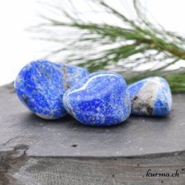 Lapis-lazuli claire – Pierre roulée – Taille XL