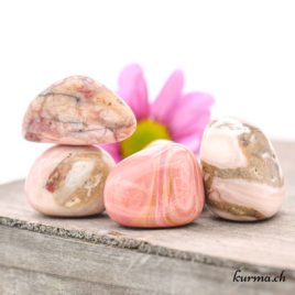 Opale rose des Andes – Pierre roulée – Taille M
