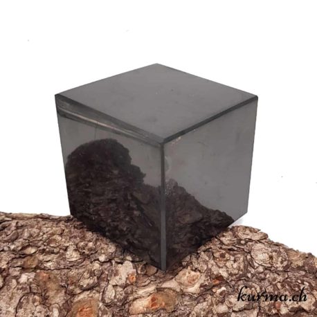 cube anti ondes nocives en shungite, cube de shungite