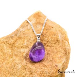 Améthyste collier en argent - N°8064.5 • pendentif en argent amethyste de zambie 8064.5 01 Améthyste collier en argent