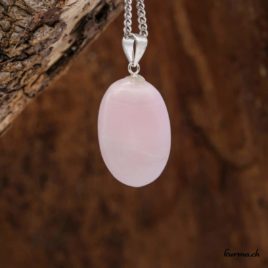 Calcite mangano pendentif en argent - N°8839.4 • calcite mangano pendentif en pierre 8839.4 1 Calcite mangano pendentif en argent