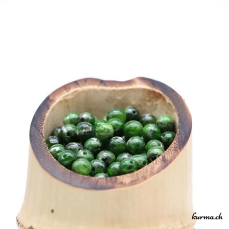 Perles Chrome Diopside 5mm