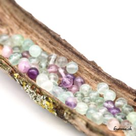 Fluorite Arc-en-ciel - Perles 6mm