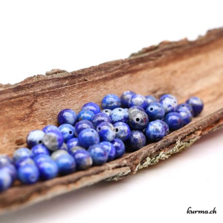 Perles Lapis-Lazuli 6mm