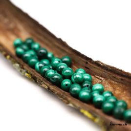 Perles Malachite AA 8mm