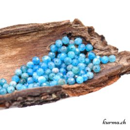 Perles Apatite bleue 3mm