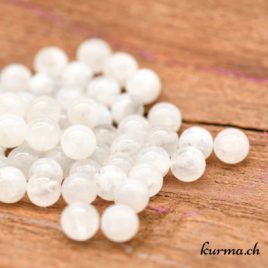 Perles labradorite blanche