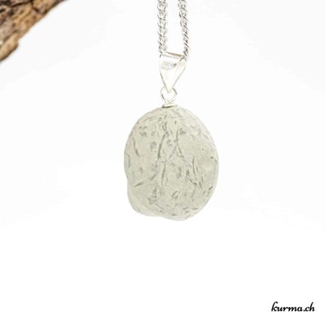 Pierre des fées en pendentif avec boucle en argent