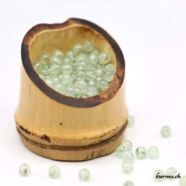 Perles Prehnite 4mm