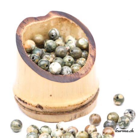Perles Rhyolite 6mm • Acheter en ligne