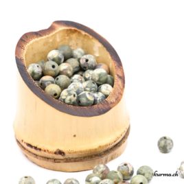 Perles Rhyolite mate 6mm
