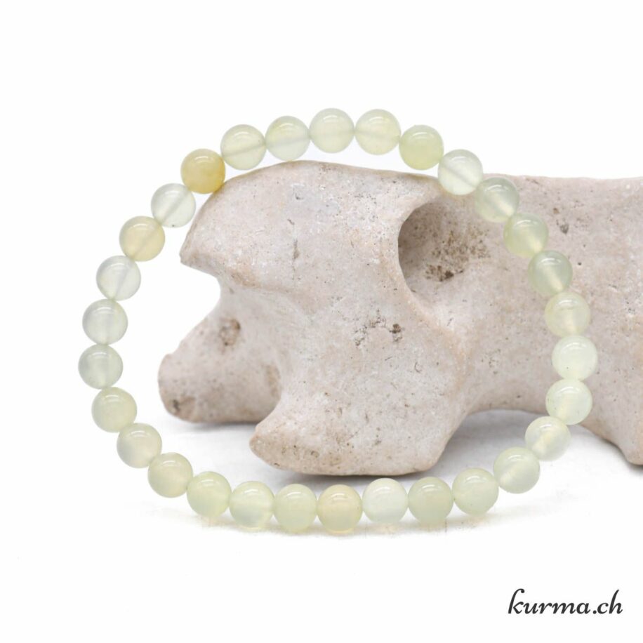 Bracelet Jade De Chine 8 Mm Modèle Dugmar - Neuf Avec étiquettes