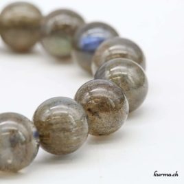 Bracelet Labradorite 10mm - N°9767 • labradorite 10mm bracelet en perles 9767 3 Bracelet Labradorite 10mm