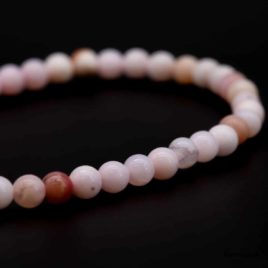 Bracelet Opale des Andes rose 4mm - N°9843 • opale des andes rose 4mm bracelet en perles 9843 3 Bracelet Opale des Andes rose 4mm