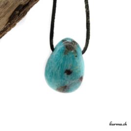 Amazonite du Pérou - Collier en pierre percée - N°5451.4 • bijoux en amazonite n°5451.4 1 Collier en Amazonite du Pérou