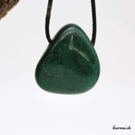 Aventurine verte - Pendentif en pierre percée - N°7220.3 • bijoux en aventurine verte n°7220.3 2 Aventurine verte en pendentif
