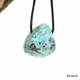 Shattuckite - Pendentif - N°7951.2 • bijoux en shattuckite n°7951.2 2 Shattuckite en pendentif