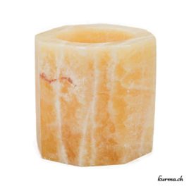 Bougeoir Calcite - N°8346.2 • bougeoir calcite 8346.2 2 Bougeoir Calcite