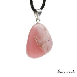 Opale rose des Andes collier en argent - N°8829.3 • collier en opale rose des andes n°8829.3 01 Opale rose des Andes collier en argent