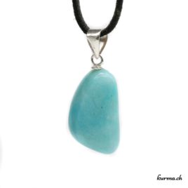 Amazonite pendentif en argent - N°8070.4 • pendentif en amazonite n°8070.4 3 Amazonite pendentif en argent