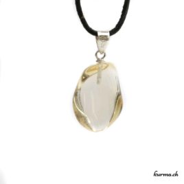 Citrine collier en argent - N°8838.6 • pendentif en citrine n°8838.6 2 Citrine collier en argent