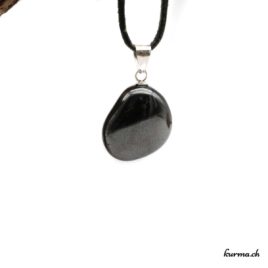 Hématite collier en argent - N°8834.3 • pendentif en hematite n°8834.3 2 Hématite collier en argent