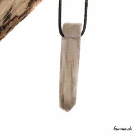 Quartz fumé brut - Pendentif - N°7361.3 • pendentif en quartz fume n°7361.3 2 Quartz fumé brut en pendentif