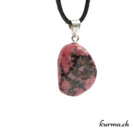 Rhodonite collier en argent - N°8824.5 • pendentif en rhodonite n°8824.5 01 Rhodonite collier en argent