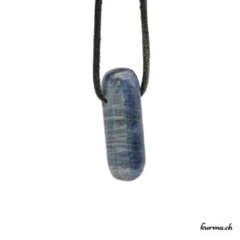 Cyanite - Disthène - Pendentif pierre percée - N°5836.1 • bijoux en cyanite disthene n°5836.1 2 Cyanite Disthène pendentif pierre percée