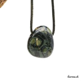 Eldarite Kambaba - Pendentif pierre percée - N°8730.2 • bijoux en eldarite kambaba n°8730.1 1 1 Eldarite Kambaba pendentif pierre