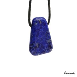 Lapis-lazuli - Pendentif pierre percée - N°7139.1 • bijoux en lapis lazuli n°7139.1 2 Lapis-lazuli pendentif pierre