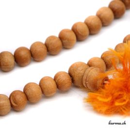 Mala en bois beige 8mm - N°6163 • bois beige 8mm n°6163 3 Mala en bois beige 8mm
