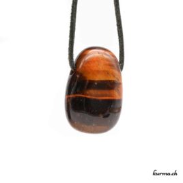 Oeil-de-boeuf - Pendentif pierre percée - N°7129.1 • collier en oeil de boeuf n°7129.1 2 Oeil-de-boeuf pendentif
