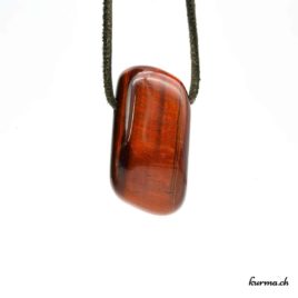 Oeil-de-boeuf - Pendentif pierre percée - N°7130.2 • collier en oeil de boeuf n°7130.2 2 1 Oeil-de-boeuf en pendentif