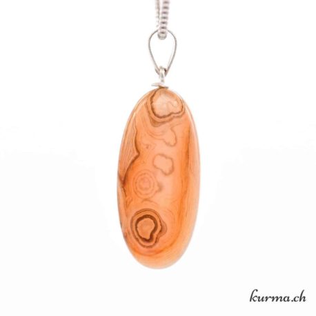 Pendentif Agate Cornaline avec boucle en Argent- Nº11596.5-3 disponible dans la boutique en ligne Kûrma. Votre magasin de pierre et minéraux en suisse
