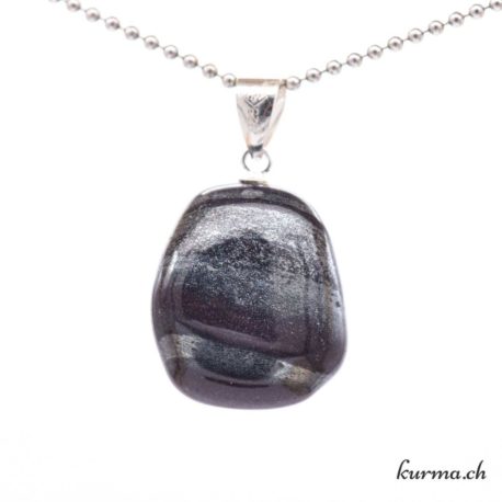 Ancestralite pendentif boucle en argent