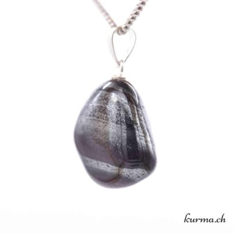 Ancestralite pendentif boucle en argent