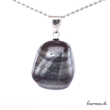 Ancestralite pendentif boucle en argent