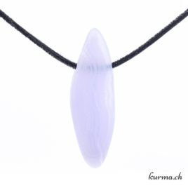 calcédoine bleue bijou