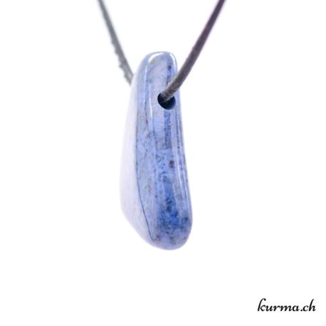 Pendentif Dumortiérite - N°7375.3-2 disponible dans la boutique en ligne Kûrma. Votre magasin de pendentif en pierre naturels suisse
