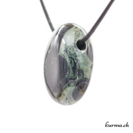 Pendentif Eldarite Kambaba - N°8730.4-2 disponible dans la boutique en ligne. Kûrma ta boutique Suisse de pendentifs en pierre naturelles.
