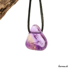 Amétrine - Pendentif en pierre percée - N°8722.1 • pendentif en ametrine n°8722.1 2 1 Bijoux Amétrine